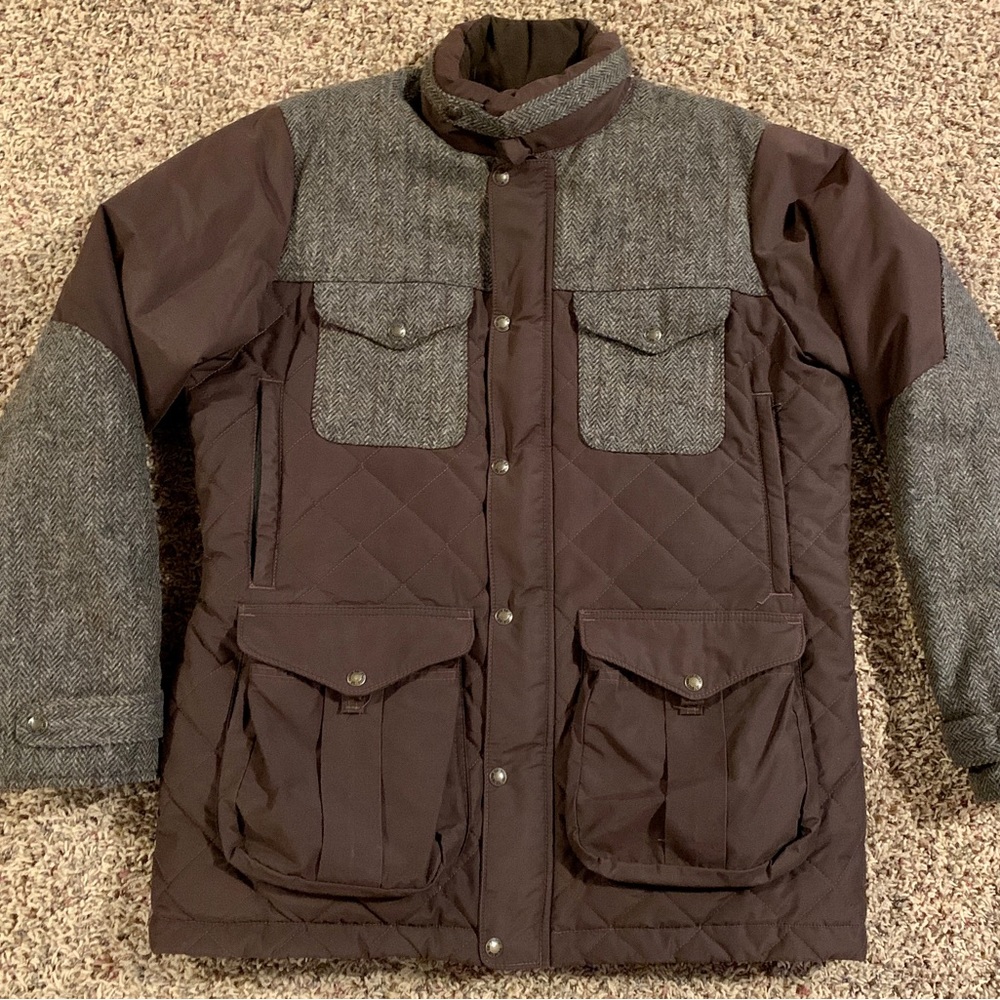VERY RARE -Men’s Filson Cruiser Down Parks Tweed/Brown (L) USA